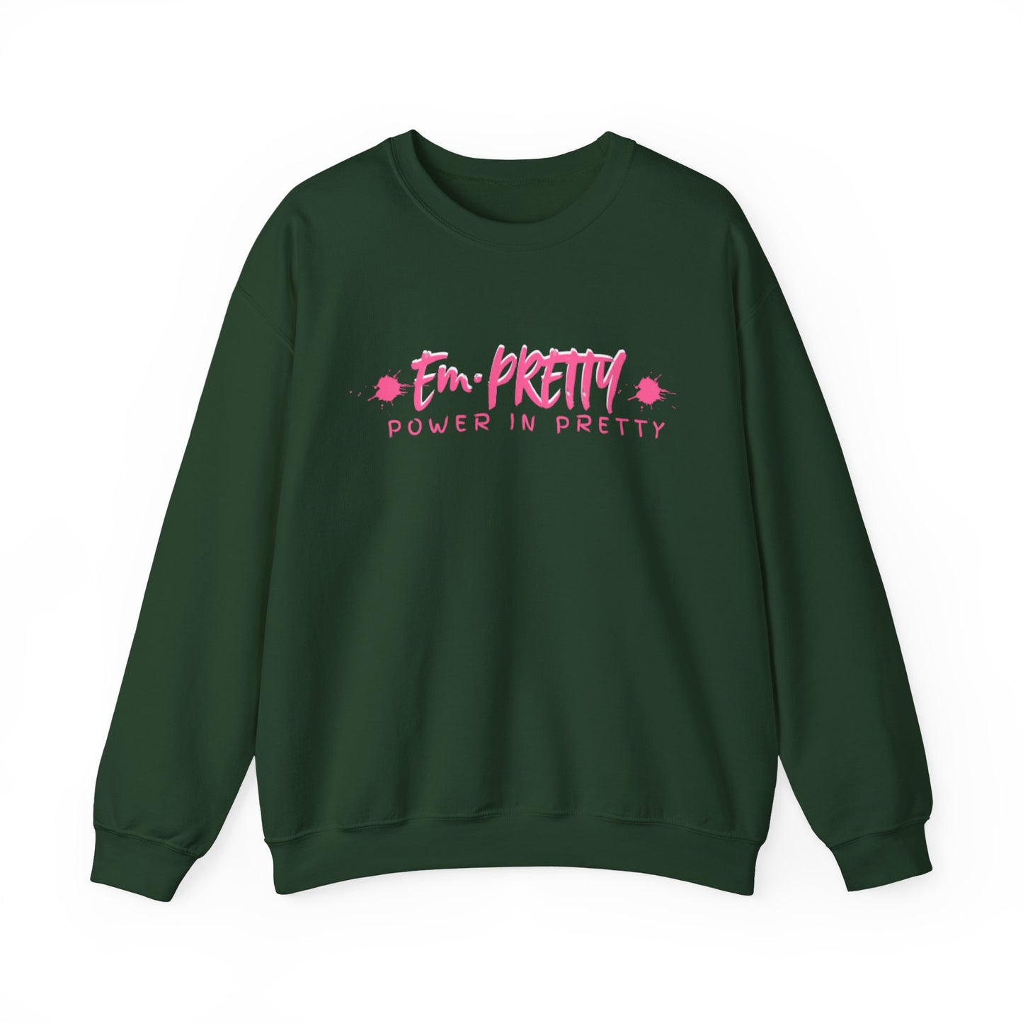 Power in Pretty Sweatshirt, Unisex Crewneck, Cozy Gift, Casual Style, Empowering Fashion, Perfect for All Occasions